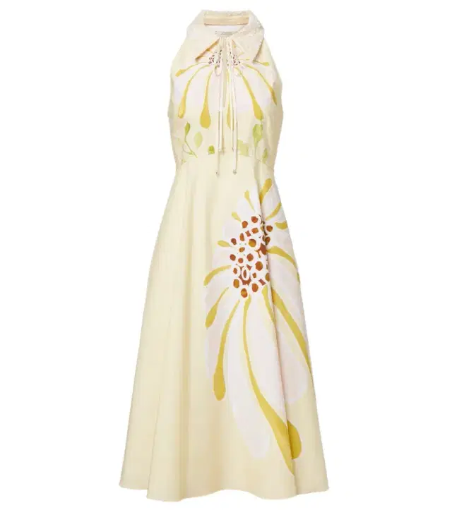 Dorothee Schumacher Floral Power floral cotton-blend midi dress