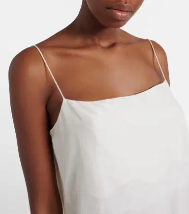 Dorothee Schumacher Playful Volumes lace-trimmed silk top | Thumbnail 2