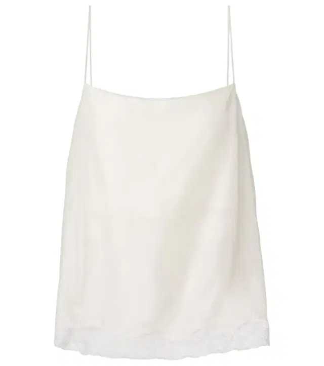 Dorothee Schumacher Playful Volumes lace-trimmed silk top