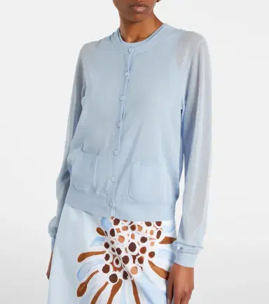 Dorothee Schumacher Summer semi-sheer cotton-blend cardigan | Thumbnail 4 Dorothee Schumacher Summer semi-sheer cotton-blend cardigan | Thumbnail 4