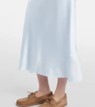 Dorothee Schumacher Sense of Shine satin midi skirt | Thumbnail 4