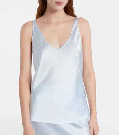 Dorothee Schumacher Sense of Shine silk-blend satin top | Thumbnail 3