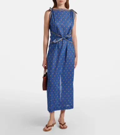 DÔEN Dôen Amorette printed midi dress | Thumbnail 4