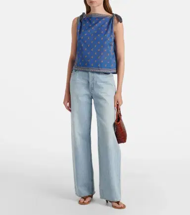 DÔEN Dôen Amalia printed cotton top | Thumbnail 2