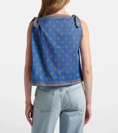 DÔEN Dôen Amalia printed cotton top | Thumbnail 4