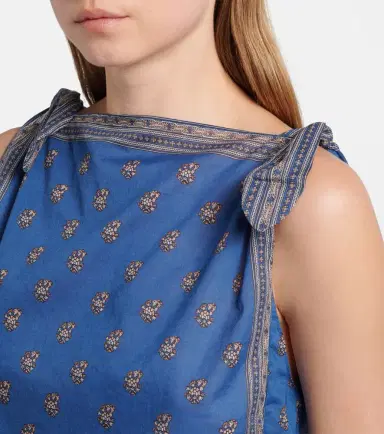 DÔEN Dôen Amalia printed cotton top | Thumbnail 6