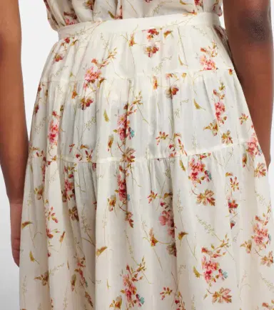 DÔEN Dôen Marie floral cotton midi skirt | Thumbnail 5 DÔEN Dôen Marie floral cotton midi skirt | Thumbnail 5