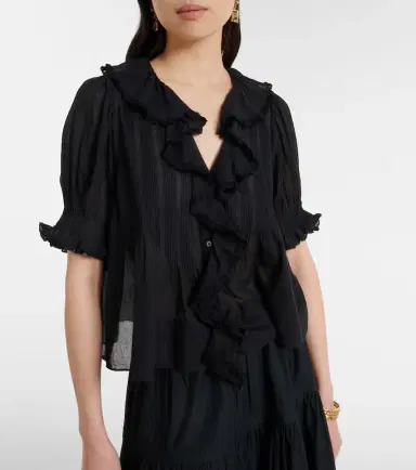 DÔEN Dôen Henri cotton voile top | Thumbnail 2