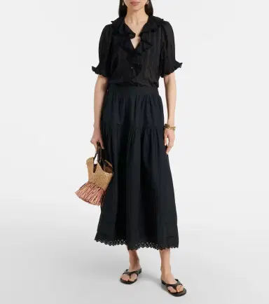 DÔEN Dôen Henri cotton voile top | Thumbnail 3