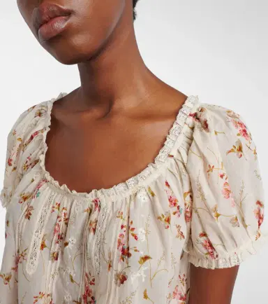 DÔEN Dôen Frederica floral cotton top | Thumbnail 2