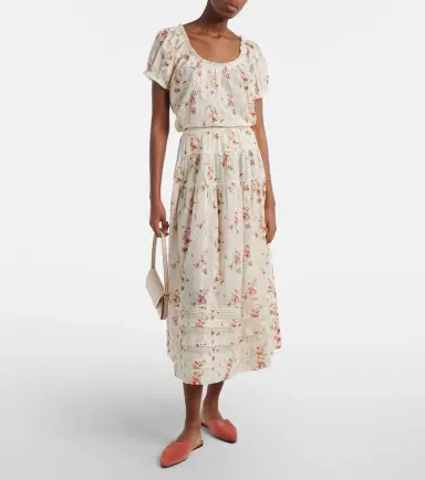 DÔEN Dôen Frederica floral cotton top | Thumbnail 3