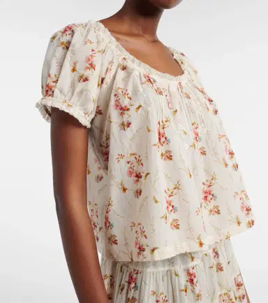 DÔEN Dôen Frederica floral cotton top | Thumbnail 4
