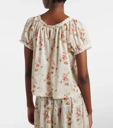 DÔEN Dôen Frederica floral cotton top | Thumbnail 5