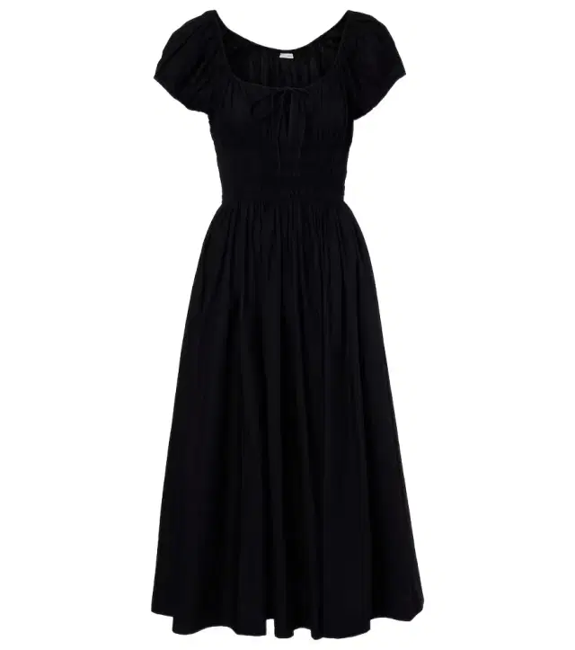 Doen Dôen Quinn gathered cotton midi dress
