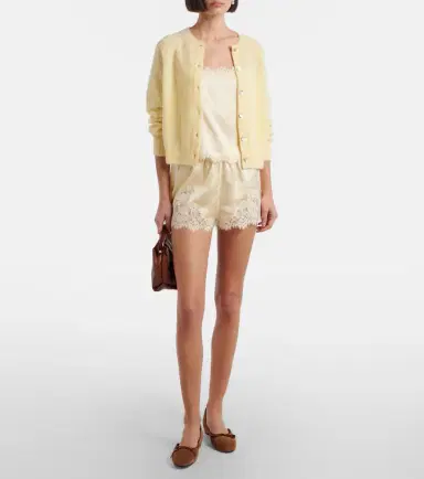 DÔEN Dôen Loure lace-trimmed silk camisole | Thumbnail 2