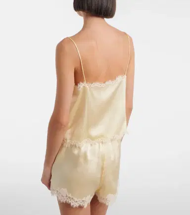DÔEN Dôen Loure lace-trimmed silk camisole | Thumbnail 4
