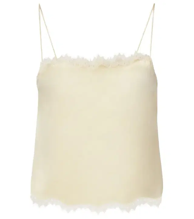 Dôen Loure lace-trimmed silk camisole