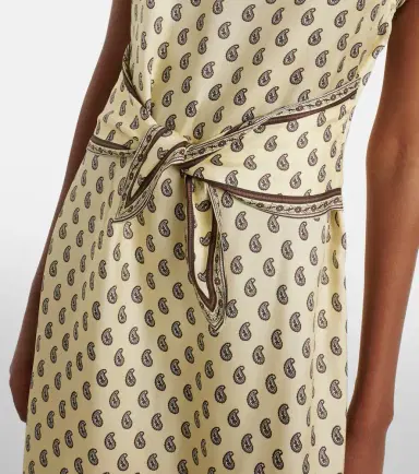 DÔEN Dôen Amorette paisley silk-blend midi dress | Thumbnail 2