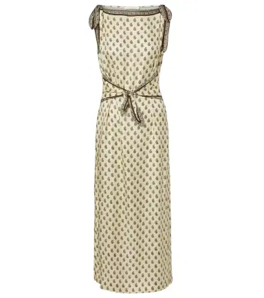 DÔEN Dôen Amorette paisley silk-blend midi dress | Thumbnail 1