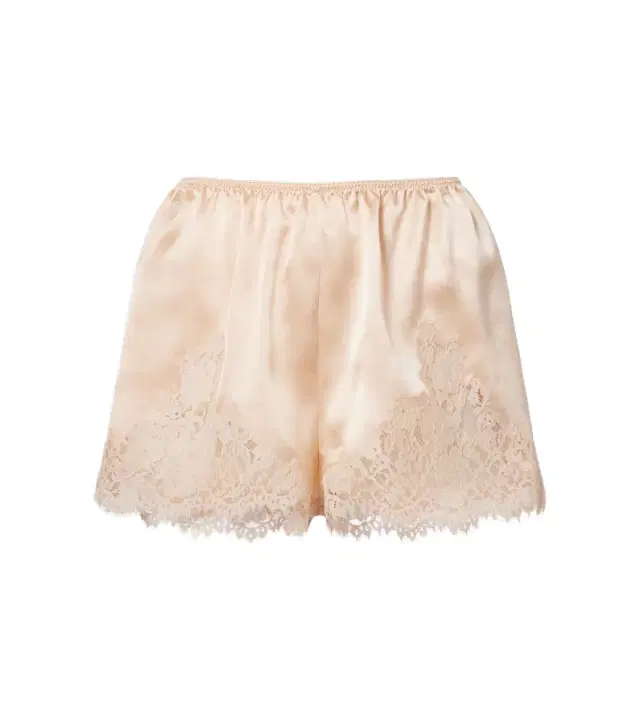 Doen Dôen Iona lace-trimmed silk shorts