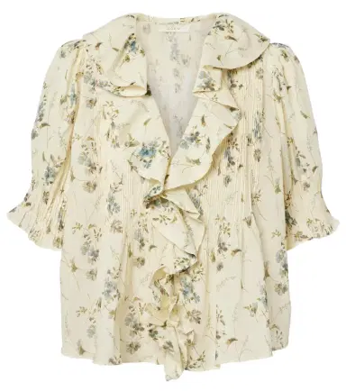 DÔEN Dôen Henri floral cotton voile top | Thumbnail 1