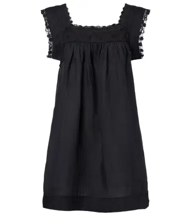 DÔEN Dôen Almadia lace-trimmed ramie minidress | Thumbnail 1