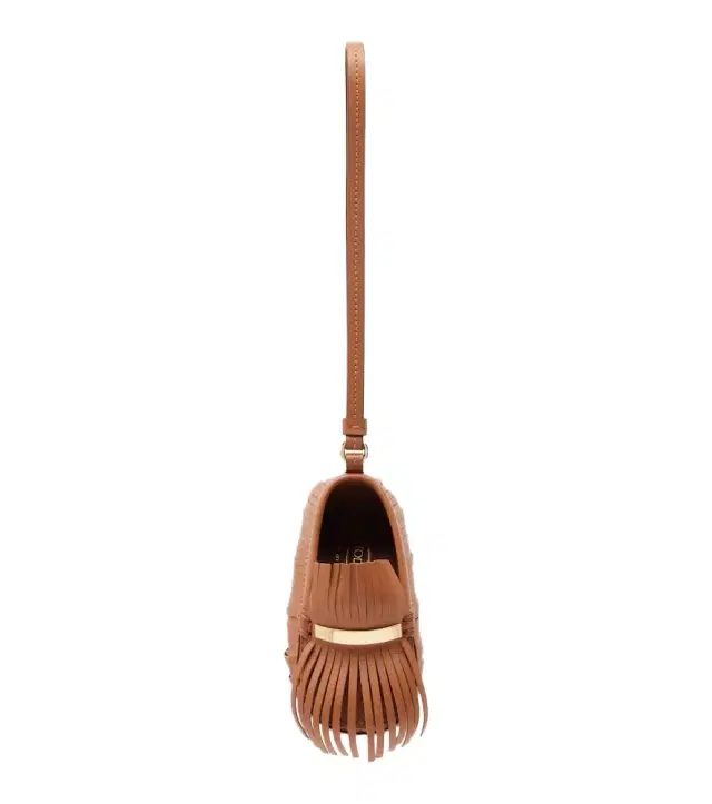 Tod's Gommino fringed leather bag charm
