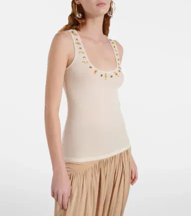 Xu Zhi Beaded wool tank top | Thumbnail 3