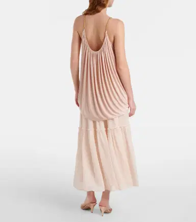 Xu Zhi Gathered chiffon maxi skirt | Thumbnail 2