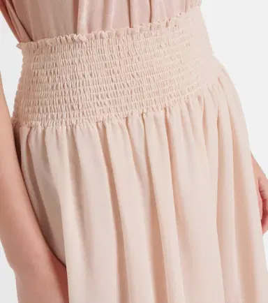 Xu Zhi Gathered chiffon maxi skirt | Thumbnail 3