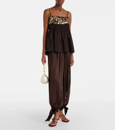 Xu Zhi Sequined chiffon top | Thumbnail 2