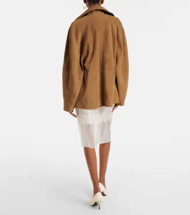 Xu Zhi Lace-trimmed midi skirt | Thumbnail 4