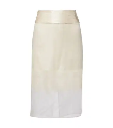 Xu Zhi Lace-trimmed midi skirt | Thumbnail 1