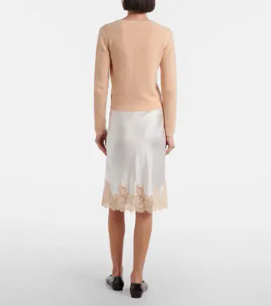 DÔEN Dôen Elowette lace-trimmed silk longuette | Thumbnail 4