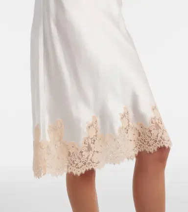 DÔEN Dôen Elowette lace-trimmed silk longuette | Thumbnail 6