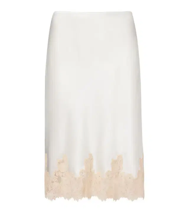 Dôen Elowette lace-trimmed silk longuette