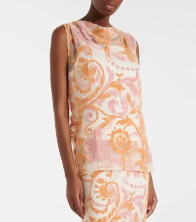 Xu Zhi Embroidered point d'esprit top | Thumbnail 4 Xu Zhi Embroidered point d'esprit top | Thumbnail 4