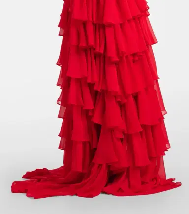 Xu Zhi Tiered asymmetric maxi dress | Thumbnail 3
