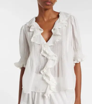 DÔEN Dôen Henri cotton voile top | Thumbnail 2