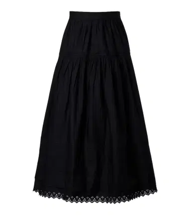 DÔEN Dôen Sebastiane cotton poplin midi skirt | Thumbnail 1 DÔEN Dôen Sebastiane cotton poplin midi skirt | Thumbnail 1