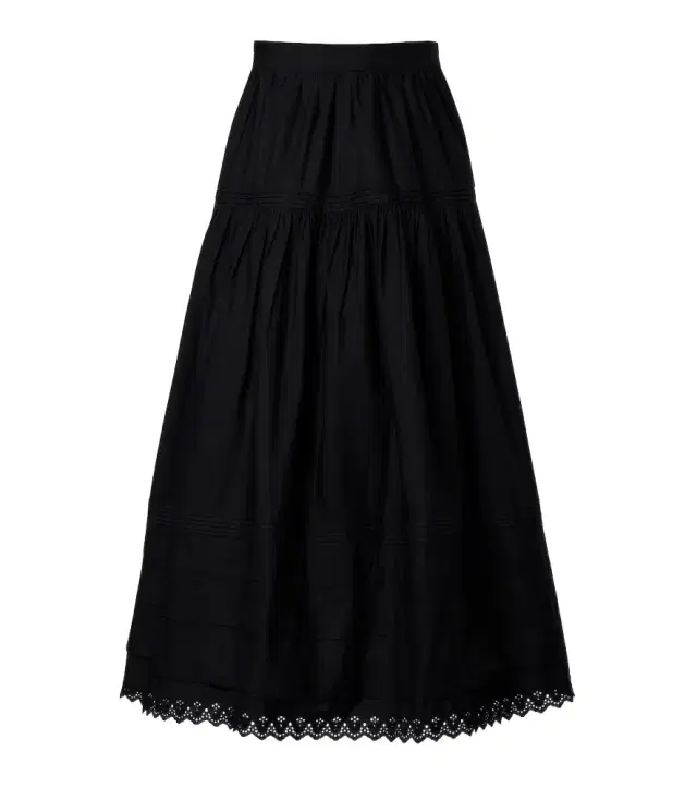 Dôen Sebastiane cotton poplin midi skirt