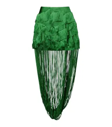 Xu Zhi Draped fringed miniskirt | Thumbnail 1