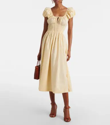DÔEN Dôen Quinn cotton poplin midi dress | Thumbnail 4 DÔEN Dôen Quinn cotton poplin midi dress | Thumbnail 4