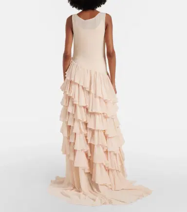 Xu Zhi Tiered asymmetric maxi dress | Thumbnail 4