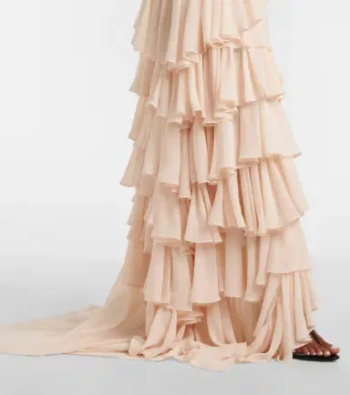 Xu Zhi Tiered asymmetric maxi dress | Thumbnail 5