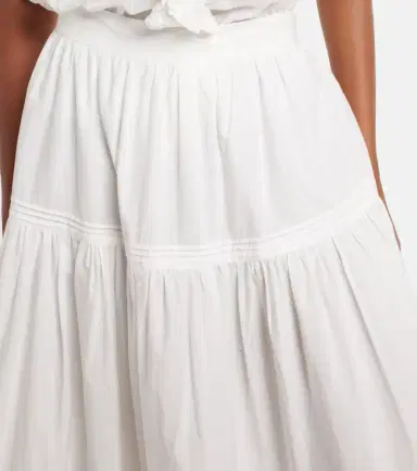 DÔEN Dôen Sebastiane cotton poplin maxi skirt | Thumbnail 5