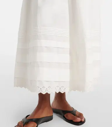 DÔEN Dôen Sebastiane cotton poplin maxi skirt | Thumbnail 6