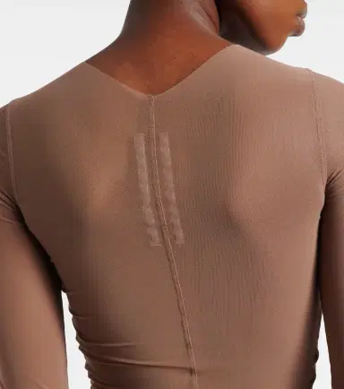 Rick Owens Temple sheer tulle top | Thumbnail 5