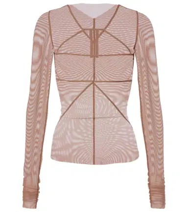 Rick Owens Temple sheer tulle top | Thumbnail 1