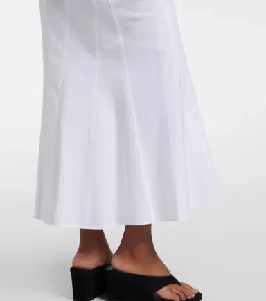 FFORME Ora cotton poplin midi skirt | Thumbnail 2
